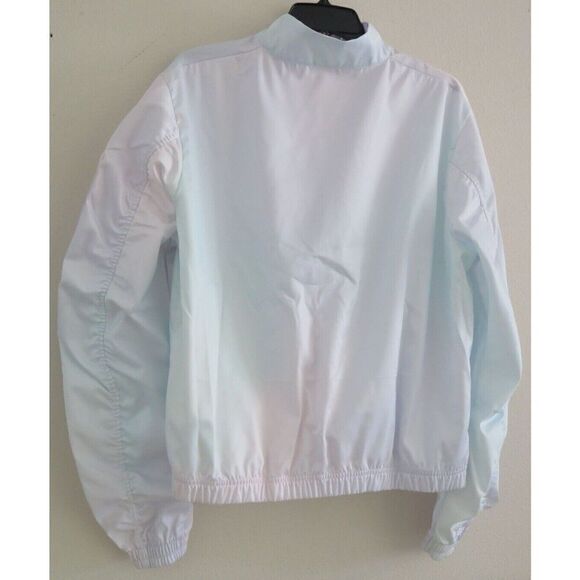 Nike DD4826 482 Women's Sz L-Tall Copa/White Woven All Over Print Jacket $95 - Picture 2 of 11